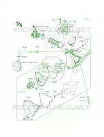 Air Cleaner per Kawasaki KLX140 2015