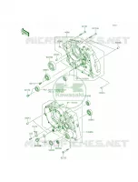 Crankcase per Kawasaki KLX140 2015