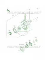 Crankshaft per Kawasaki KLX140 2015