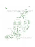 Footrests per Kawasaki KLX140 2015