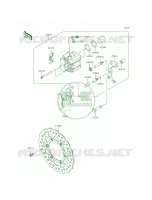 Front Brake per Kawasaki KLX140 2015