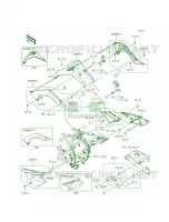Side CoversChain Cover per Kawasaki KLX140 2015