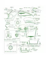 DecalsBlueGrayAAF per Kawasaki Vulcan 1700 Voyager 2009