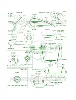 DecalsBlueSilverABFCAUS per Kawasaki Vulcan 1700 Voyager 2009