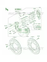 Front Brake per Kawasaki Vulcan 1700 Voyager 2009