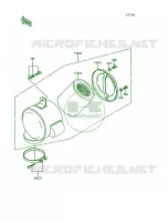 Air Cleaner per Kawasaki KE100 1992