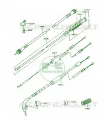 Cables per Kawasaki KE100 1992