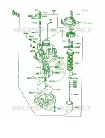 Carburetor per Kawasaki KE100 1992