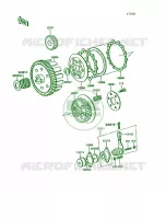 Clutch per Kawasaki KE100 1992