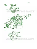 Engine Covers per Kawasaki KE100 1992