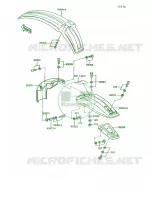 Fenders per Kawasaki KE100 1992