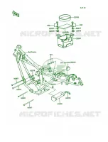 Frame Fittings per Kawasaki KE100 1992