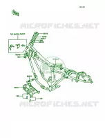 Frame per Kawasaki KE100 1992