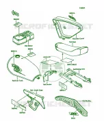 LabelsKE100 B15 per Kawasaki KE100 1992