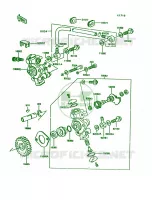Oil Pump per Kawasaki KE100 1992