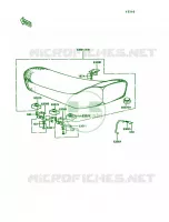 Seat per Kawasaki KE100 1992