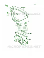 Side CoversChain Cover per Kawasaki KE100 1992