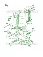 SwingarmShock Absorber per Kawasaki KE100 1992