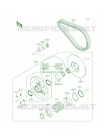 Driven ConverterDrive Belt per Kawasaki Brute Force 750 4x4i EPS 2015