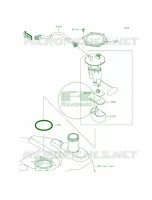 Fuel Pump per Kawasaki Brute Force 750 4x4i EPS 2015