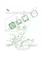Meters per Kawasaki Brute Force 750 4x4i EPS 2015