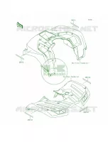 ReflectorsCN per Kawasaki Brute Force 750 4x4i EPS 2015