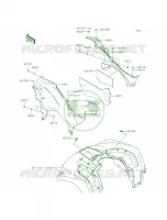 Side Covers per Kawasaki Brute Force 750 4x4i EPS 2015