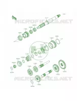 Transmission per Kawasaki Brute Force 750 4x4i EPS 2015