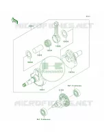 Crankshaft per Kawasaki Prairie 360 4x4 2013