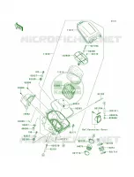 Air Cleaner per Kawasaki Brute Force 750 4x4i 2013