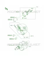 Crankshaft per Kawasaki Brute Force 750 4x4i 2013