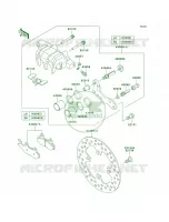 Front Brake per Kawasaki Brute Force 750 4x4i EPS 2012