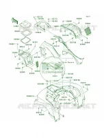 Front Fenders per Kawasaki Brute Force 750 4x4i EPS 2012