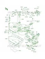 Fuel Tank per Kawasaki Brute Force 750 4x4i EPS 2012