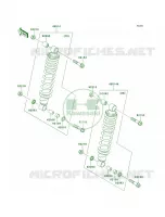 Shock Absorbers per Kawasaki Brute Force 750 4x4i EPS 2012