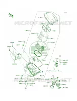 Air Cleaner per Kawasaki Brute Force 650 4x4i 2012