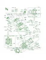Cylinder HeadFBF FCS per Kawasaki Brute Force 650 4x4i 2012