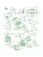 Cylinder HeadFDF per Kawasaki Brute Force 650 4x4i 2012