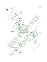 CylinderPistons per Kawasaki Brute Force 650 4x4i 2012
