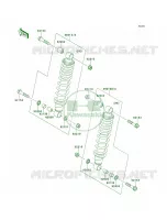 Shock Absorbers per Kawasaki Brute Force 650 4x4i 2012
