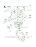 Front Brake per Kawasaki Prairie 360 4x4 2012