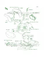 Labels per Kawasaki Prairie 360 4x4 2012
