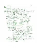 Front Fenders per Kawasaki Brute Force 650 4x4 2012