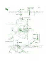 Fuel Tank per Kawasaki Prairie 360 4X4 2010