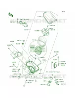 Air Cleaner per Kawasaki Brute Force 750 4x4i 2010