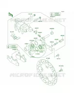 Front Brake per Kawasaki Brute Force 750 4x4i 2010