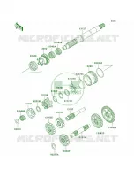 Transmission per Kawasaki Brute Force 750 4x4i 2010