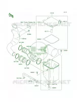 Air Cleaner per Kawasaki Prairie 360 4X4 Hardwoods Green HD 2009