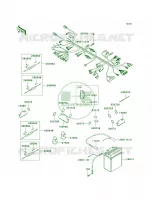 Chassis Electrical Equipment per Kawasaki Prairie 360 4X4 Hardwoods Green HD 2009