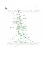 Control per Kawasaki Prairie 360 4X4 Hardwoods Green HD 2009